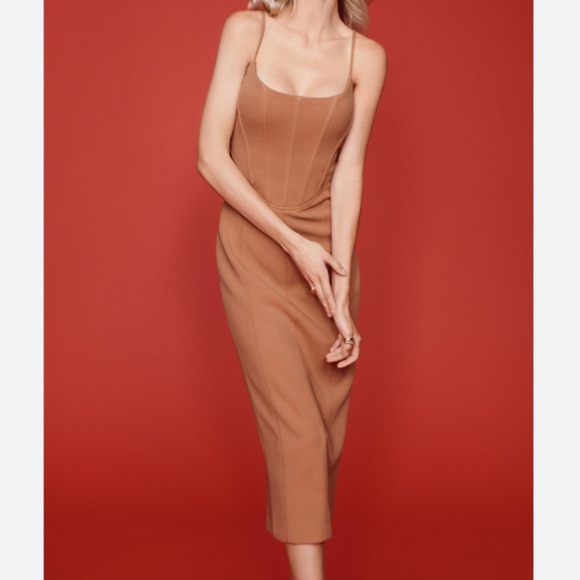 Brand New MISHA SLIM CORSET SLEEVELESS DRESS - Picture 6 of 12